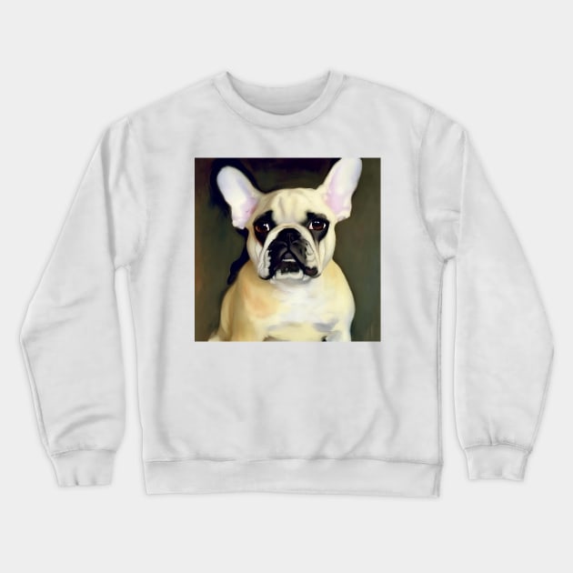 Cute Frenchie Crewneck Sweatshirt by nikolaeftimov